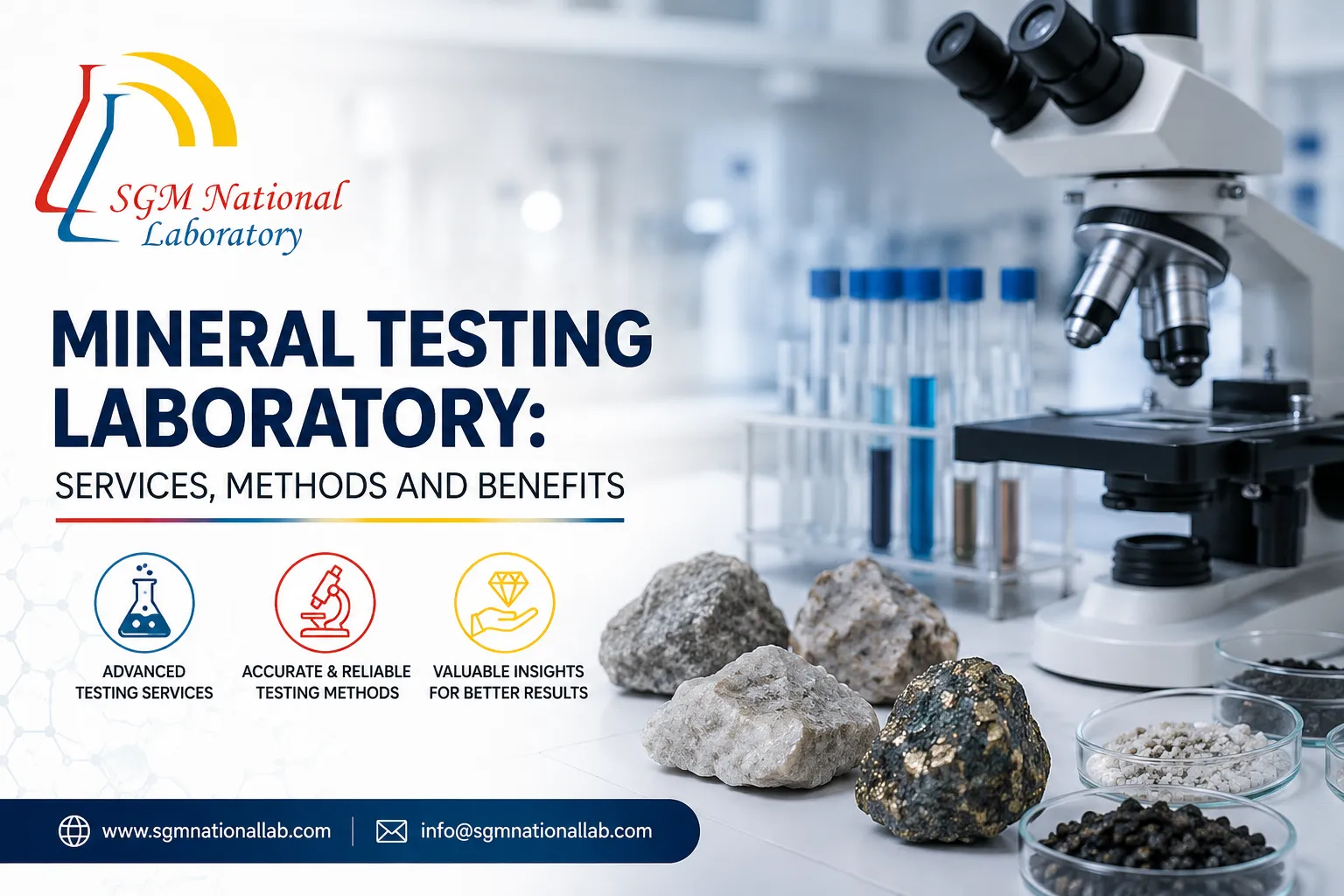 Mineral testing laboratory